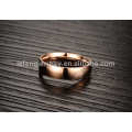 Free sample rose gold ring women,stainless steel metal o-ring,flowing ring jewelry